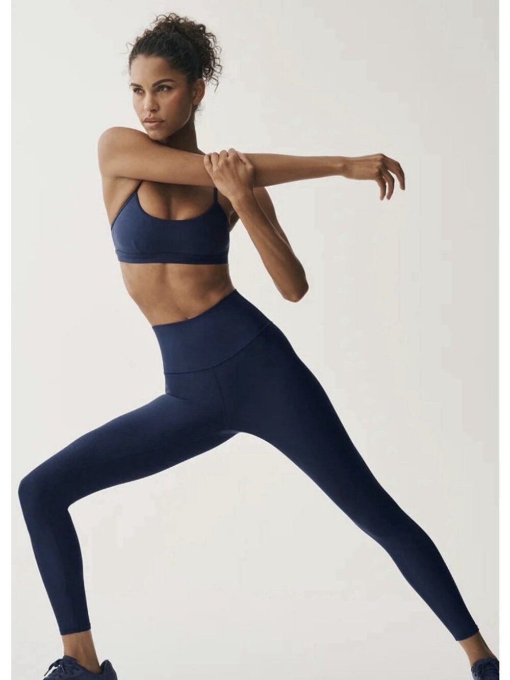 alo airlift 7/8 dark Navy blue High Rise Compression leggings Small